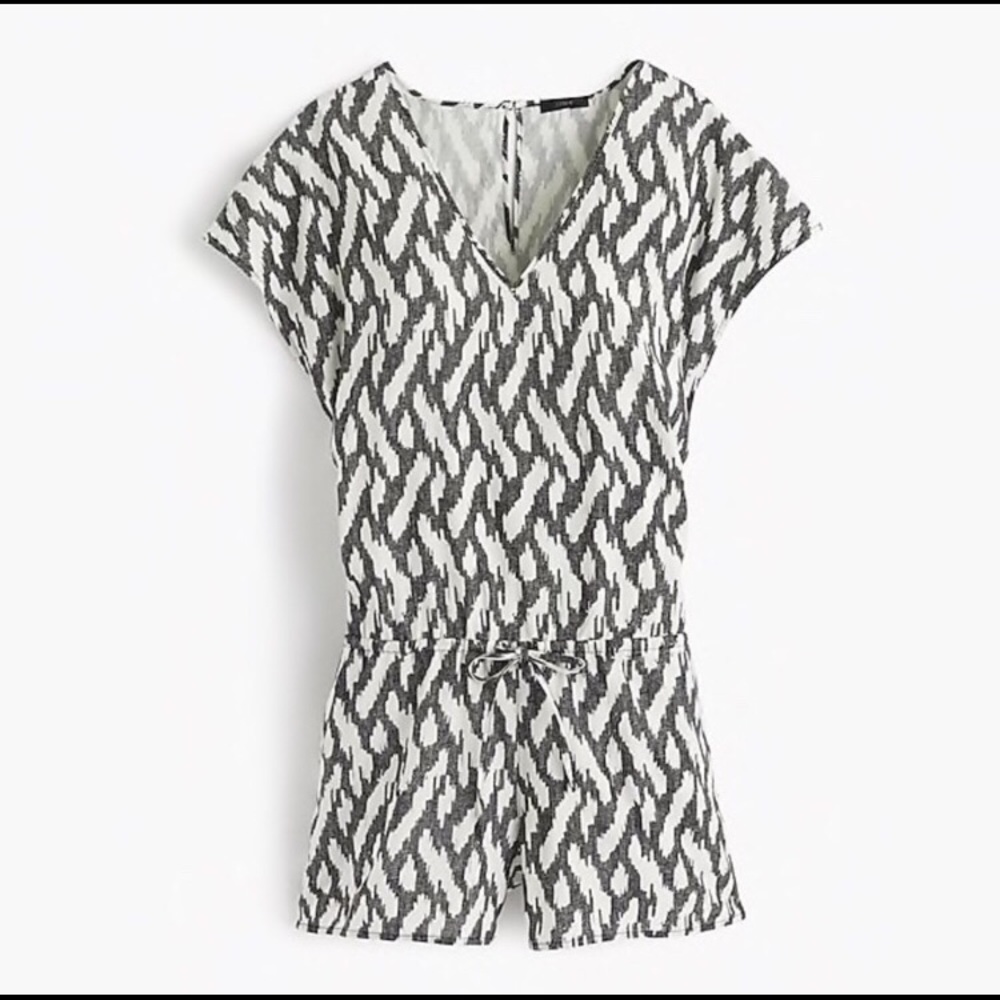 NWT JCrew Tie Waist Romper